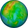Arctic ozone map for 2022-11-25